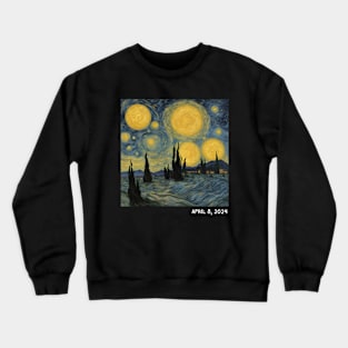 Total Solar Eclipse 8 April 2024 Crewneck Sweatshirt